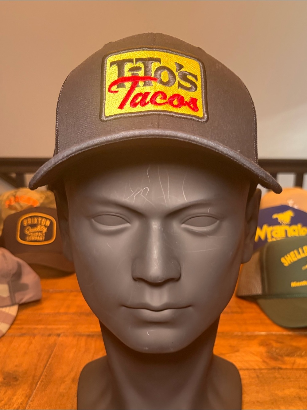 Tito’s Tacos Los Angeles Black Logo Trucker Hat